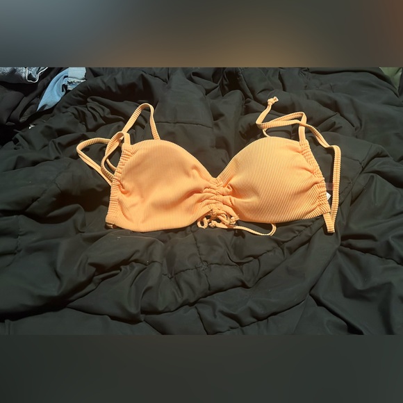 Ardene Orange tie up Bikini Top - Picture 1 of 4